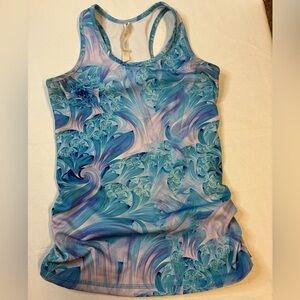 Triple Flip Blue and Purple Kids Tank Top